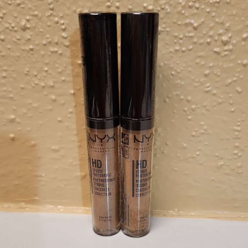 NYX HD Studio Photogenic Concealer CW07 TAN LOT(2)